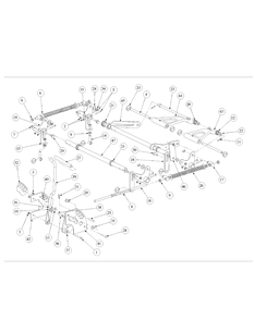 Lift Assembly Diagram and Parts List for M72-KW LC-53AB5GFZ750-29HP-DFI-OHV-LC Cub Cadet Lawn Tractor